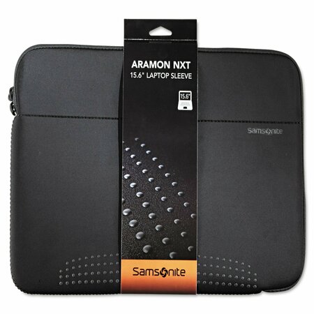 Samsonite 15.6" Aramon Laptop Sleeve, Neoprene, 15-3/4 x 1 x 10-1/2, Black 43321-1041